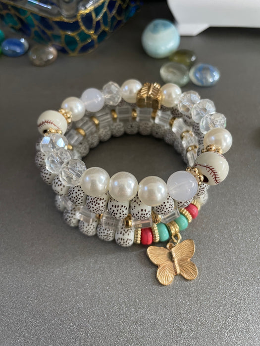 Heavenly Winged Bracelet Stack