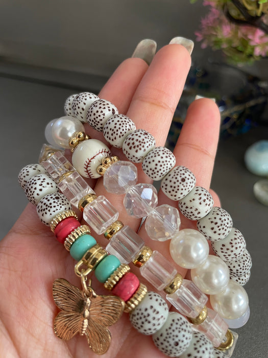 Heavenly Winged Bracelet Stack