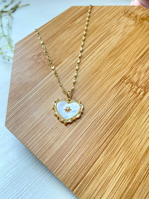 Amelia Heart Necklace