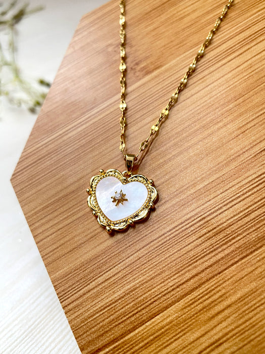 Amelia Heart Necklace