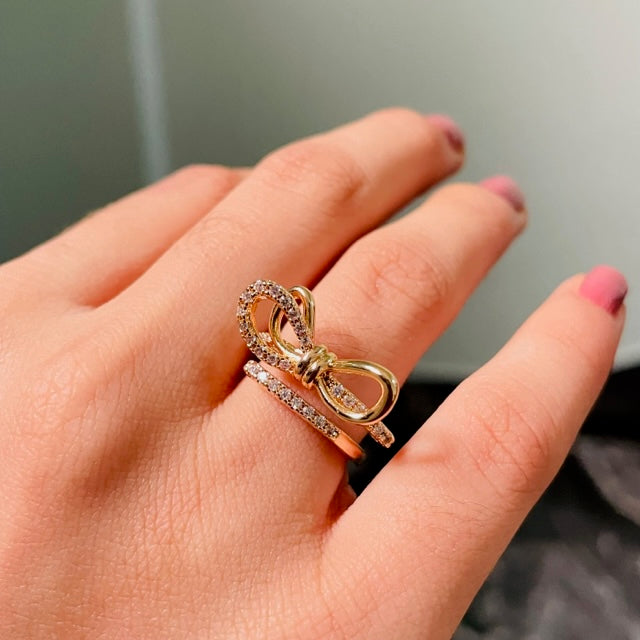 Golden Bow Ring