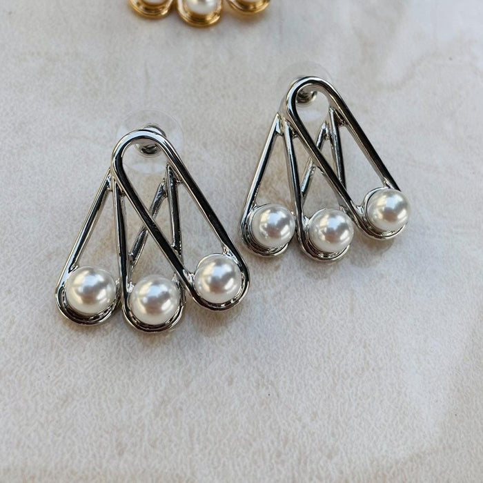 Spike Pearl Earrings