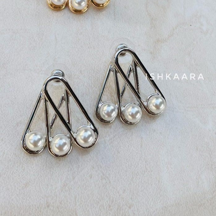 Spike Pearl Earrings